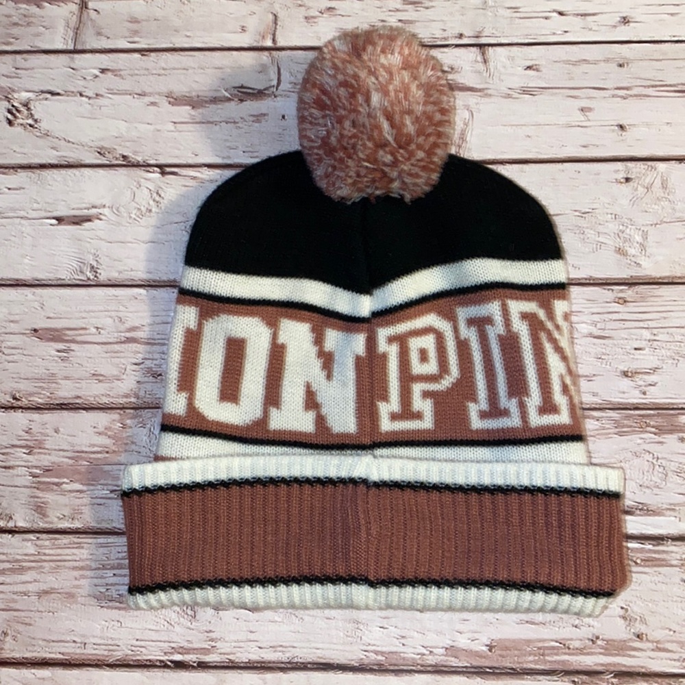 Victoria’s Secret pink nation beanie